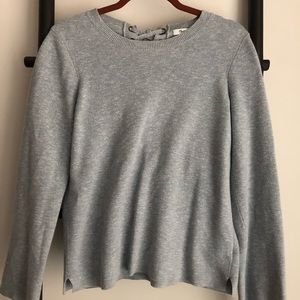 Lace Up Back Sweater